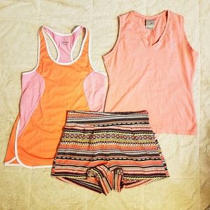 Charlotte Russe Synthetic Shorts